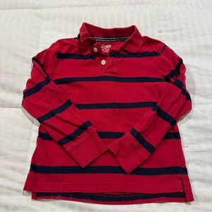 The Children’s Place Red and Navy Kids Polo Shirt size 5/6